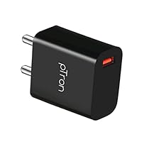 pTron Volta FC12 20W QC3.0 Smart USB Charger, Made in India, Auto-detect Technology, Multi-Layer Protection, Fast Charging Power Adaptor Without Cable
