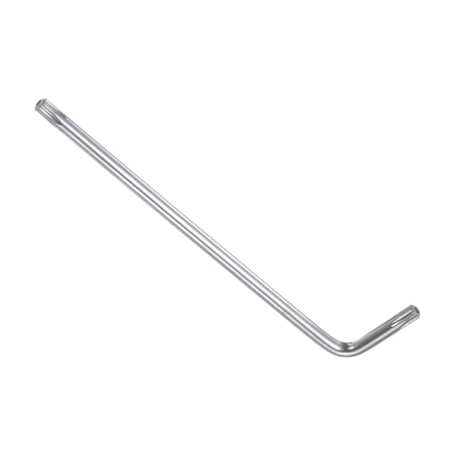 CoCud Llave de Estrella en Forma de L de Acero de Alto Carbono, T27 Torx, Llave de Estrella a Prueba de Manipulaciones - (Aplicaciones: para Reparaciones Básicas), 1 Pieza
