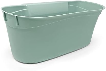 Plastific Kitchen Over Cabinet Drawer Door Basket Hanging Attach a Trash Waste Bin Box Heavy-duty Rubbish Bin for Kitchen Cabinet Bathroom Car Office Etc (1A-Silver)