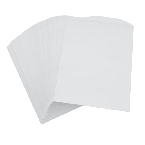 Papier de construction 500 feuilles blanc à texture souple pour découpage propre
