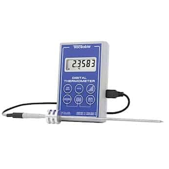 Traceable Single-Input Scientific RTD Thermometer with Penetration Probe