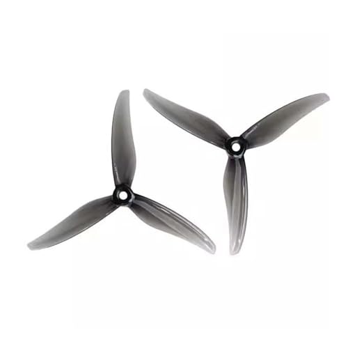 Hélice 5131 à trois pales aérodynamiques renforcées, hélices drone FPV gris 5.1"
