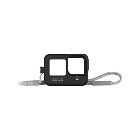 Sleeve + Lanyard (HERO9 Black) Black - Official GoPro Accessory Cover