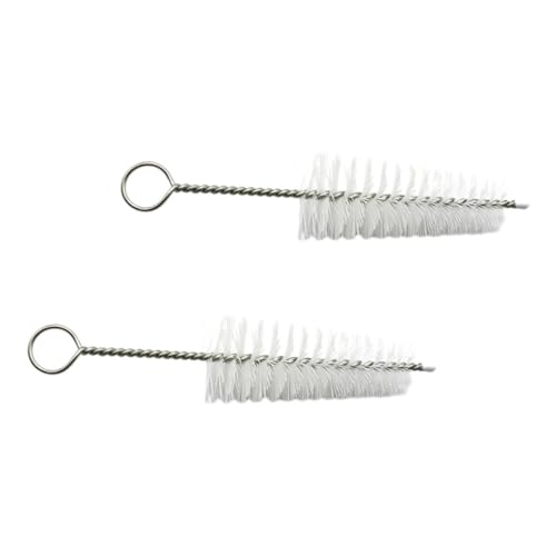 Gatuida 2pcs Saxophone Cleaning Brush Set Nylon Sax Sound Hole Brush for Saxophone Supply