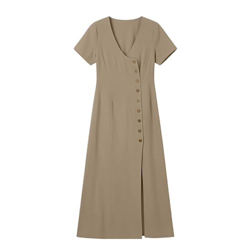 Robe d'été fluide et confortable anti-chaleur avec poches intégrées