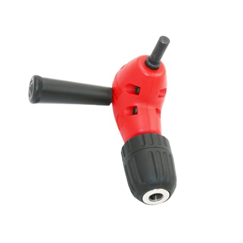 Homoyoyo Soporte de Dado con Ángulo de 90 Grados para Taladro de Ángulo Recto Inalámbrico Mango de Plástico Rojo Apto para Taladros Estándar