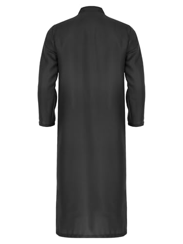 Men Pastor Robe Cassock Gown Catholic Clergy Pulpit Cloak Christian Priest Long Liturgical Vestment Habit2