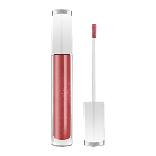Natural Lip Plumping Lip Gloss Pearl Fine Moist Lip Gloss Lipgolss Liquid Lipstick Lip Glaze（7ml） Glossy Lip Gloss Clear (C, One Size)