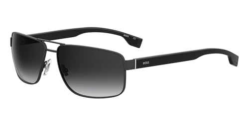 Boss Lunettes de Soleil 1035/S MATTE BLACK/GREY SHADED 64/15/140 homme