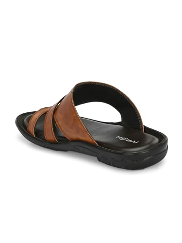 Image of IVRAH Synthetic Leather Sandal Lightweight and Comfortable Footwear for Men