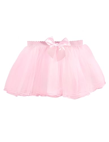 Girls Ballet Dance 4 Layers Fluffy Tulle Tutu Party Princess Tutu Skirts