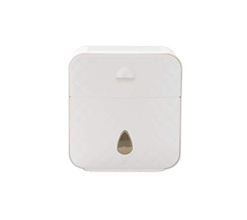 Distributeur de mouchoirs acrylique blanc Mind Reader pour salle de bain