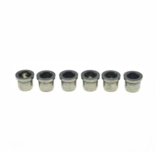 Dopro Set of 6 Brass String Through Body String Ferrules 5/16