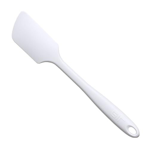 Image of GIR: Get It Right Silicone Kitchen Spatula - Non-toxic Cooking Utensils for Nonstick Cookware, Cooking and Baking, Ultimate - 11IN - Studio White