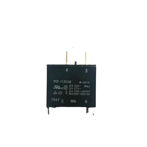 Relais PCF-112D2M 12V 25A de rechange pour carte de climatisation générale 4 broches 10pcs