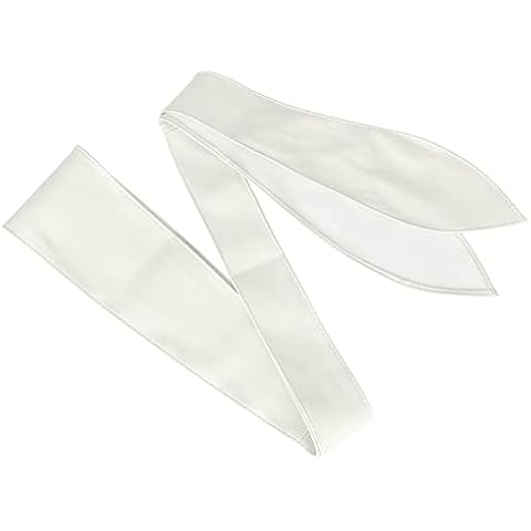 Allegra K Cinturón de cintura ancha para mujer blanco Cover