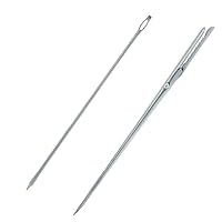 Westmark 1 Spicknadel + 1 Dressiernadel, Länge: 18 cm/19 cm, Rostfreier Edelstahl, Silber, 126722E6 – Ansicht 1