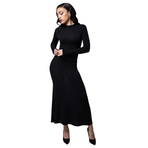 Robe maxi en maille pour look plage chic ou soirée estivale