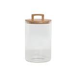 Couleur : multicolore Home ESPRIT Bocal Transparent Bambou Verre 4 L - Marque EAN : 8424002175627