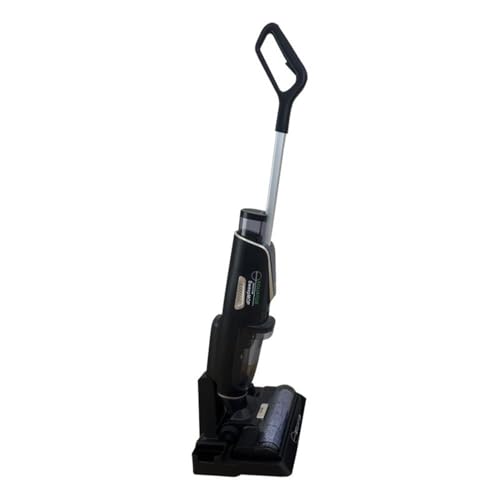 Equator Smart 3-in-1 Vacuum, Sweeper, Mop for Floor + Carpet, Self-Cleaning, Voice Prompt, 8 lbs (Black)