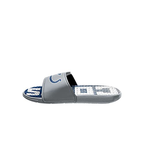 FOCO Indianapolis Colts NFL Mens Gradient Wordmark Gel Slide - M4
