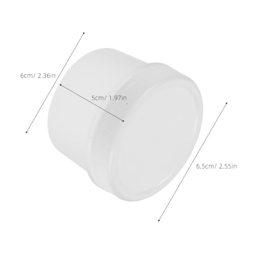 Operitacx 20pcs Yogurt Container with Lid - Mini Plastic Food Storage Containers - 120ml Portion Snack Boxes Fruit and Yogurt Cups - Reusable Dessert Jars for Takeout, Meal Prep - Image 9