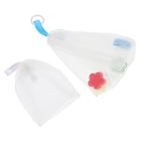 NOLITOY 2 Stück Gesichtsreinigungs seifenschaumnetz Weiche Feine Netzbeutel für Reichhaltigen...