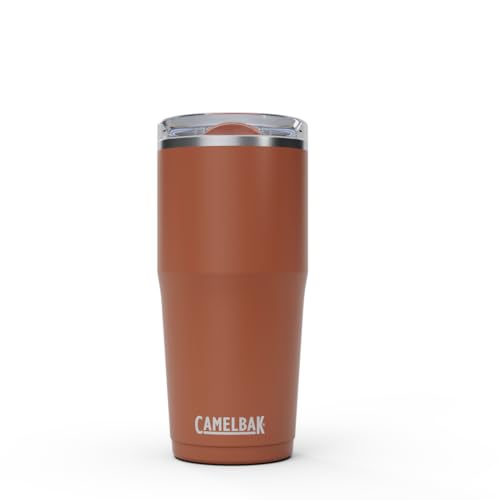 Camelbak Thrive Tumbler VSS 20 Oz, Vaso Aislado De Acero Inoxidable, Tapa A Prueba De Fugas, Mantiene Bebidas Frías 14 Horas, Protector Integrado, Color: Sierra, Talla: 600 Ml