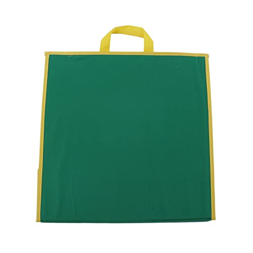 SPYMINNPOO Foldable Felt Flannel Board, Double Sided Flannel Board Stories for Preschool Activities Teaching Early Learning Educational Toy (Blue Green)