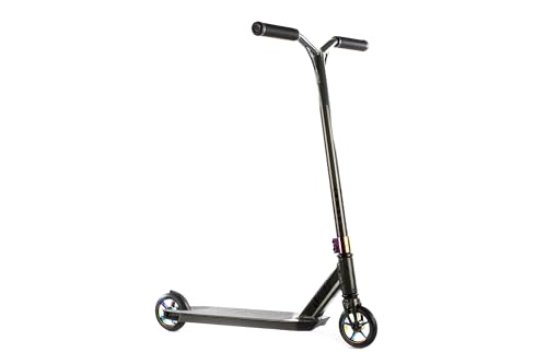 Cosmopolitan Patinete Scooter Freestyle Negro Neochrome para Niños Entre 5 hasta 11 Años, Nivel Principiante e Intermedio, Aluminio 6061 T6, Ruedas 110mm, Peso 3kg