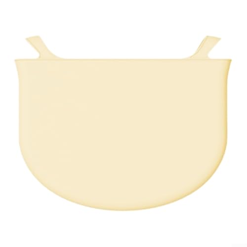 Bolsa de silicona resistente al calor para ollas ovaladas de 6 y 8 cuartos con asas dobles y sin asas (amarillo de 6 cuartos de galón)