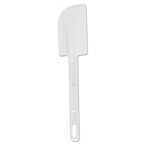 Rubbermaid Commercial Products Cold Temperature Scraper Spatula, White, 9.5 Inch, Clean-Rest Design
