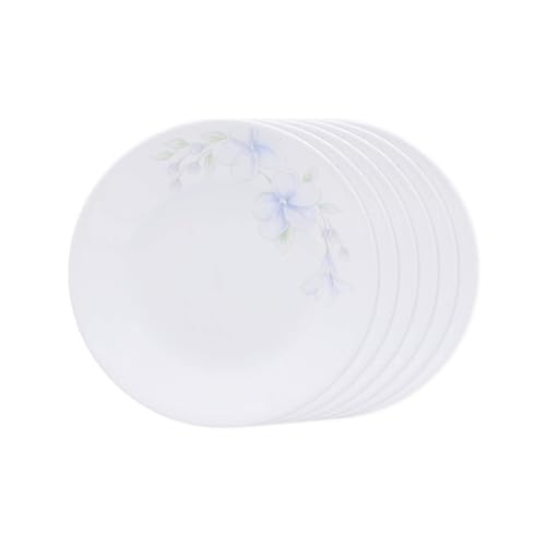 Image of CORELLE Lapinue1-17cm Small Plate /B&B Plate Pack of 6 | for Family of 6 | Break & Chip Resistant | Lightweight & Durable | Microwave & Dishwasher Safe