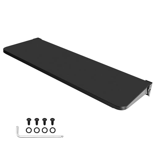 GORGERILA 36 Grill Folding Front Shelf for Weber Searwood XL 600 Pellet Grill Front Table Wood Pellet Grill Replacement Parts 3400109 Outdoor Steel BBQ Grill Accessories Black