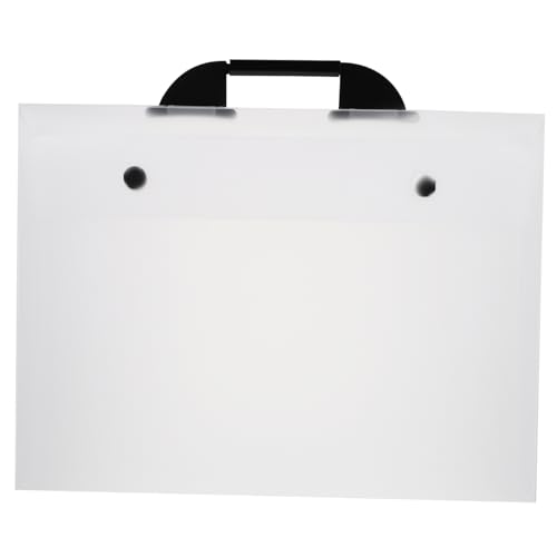Veemoon Multi-Function Artwork Portfolio Bag for Artists Students Plastic Storage Case for Drawings Sketches Documents
