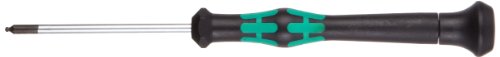 Image of Wera 05118098002 Kraftform Micro 2052 Ballhead Hexagon Electronics Precision Screwdriver, 1 /16 inch Head, 60mm Blade Length