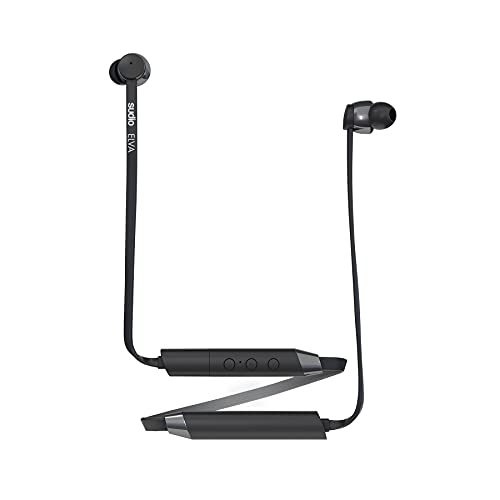 Sudio Elva Wireless Bluetooth Earphones With Flight Adapter (Black) - Image 3