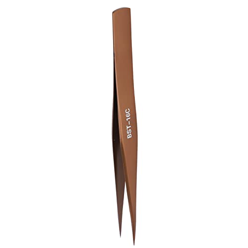 Pongnas Electronics Tweezers for Precise Clamping - Comfortable & Stainless Steel Tools for Industrial and Laboratory Use