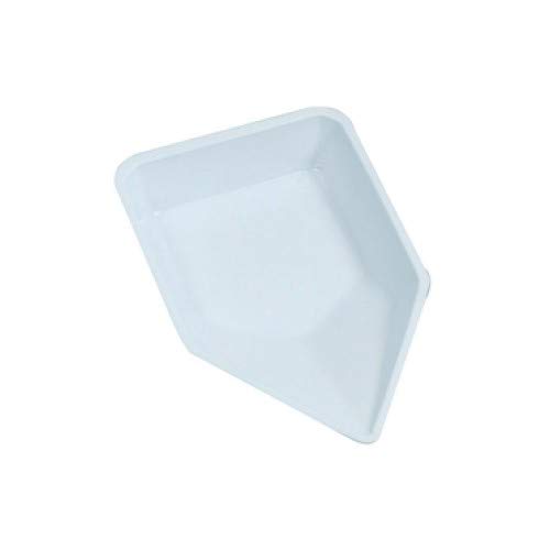 VWR 10770-440 Pour-Boat Weighing Dish, Anti Static, Large, 26mm Height, 108mm Width, 183mm Length, White (Pack of 500)