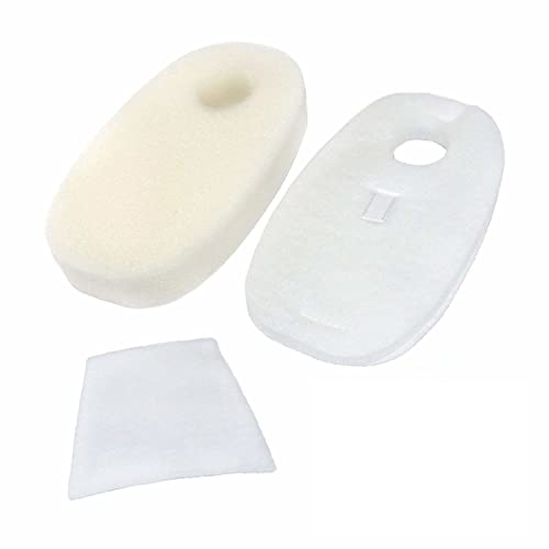 HQRP Foam & Felt Filter Kit compatible with Shark Rocket True Pet HV322 Upright Vacuum Cleaner, 1080FTV320 / 1084FTV320 Replacement