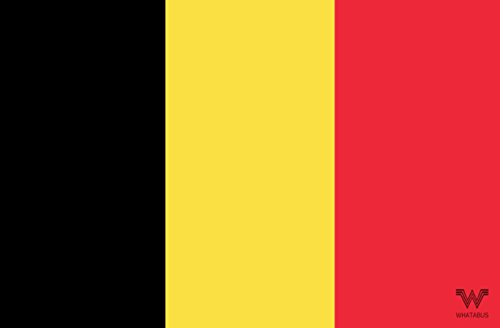 Belgien Flagge Aufkleber - Länderflagge als Sticker 8,5 x 5,5 cm