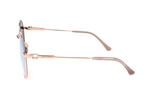 JIMMY CHOO-Kat/G/Sk 0Ddb/Sq Round Sunglasses Gold Copper Multilayer Gold3