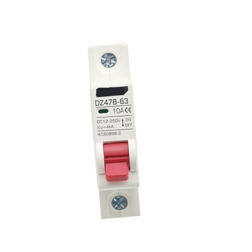 Disyuntor CC 48V 36V mini interruptor de protección batería coche 1P 63A DZ47 4