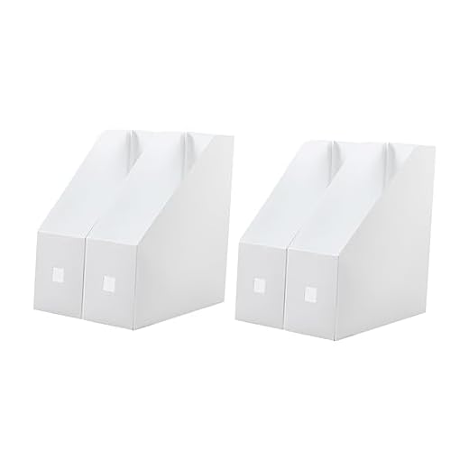 NOLITOY 2 Uds Estante De Almacenamiento De Archivos Carpetas De Oficina Estantería De Plástico Estantes De Libros Para Oficina Organizador De Archivos Para Escritorio Armario Estante