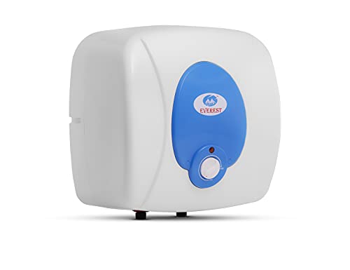 Image of Everest E-Classic 15 Litre Storage Water Heater Attach With Inlet and Outlet Pipe (White Colour)