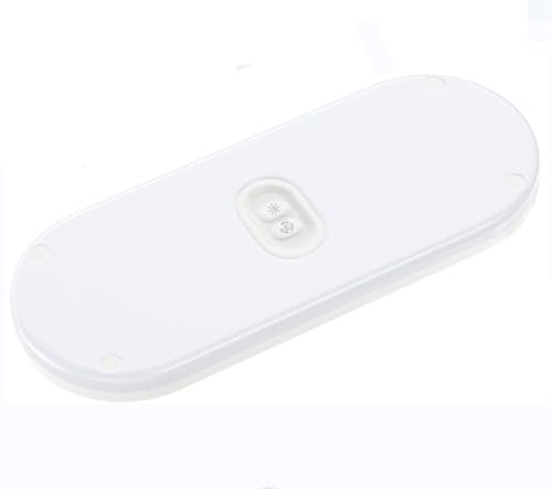 RV Lights Interior 12V RV Ceiling Dome Light 3 Color Temp with Memory Stepless Dimming Super Bright LED Panel Light for Caravan Camper Travel Trailer Motorhome Sailboat Yacht(1PACK)