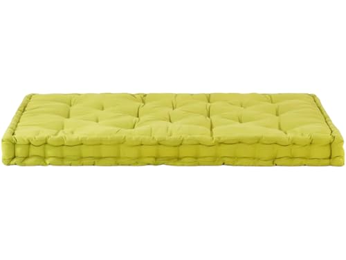 Image of ATOOTFUSION Cotton Box Mattress, 5-Inch Thick, Soft Foldable Floor Mattress Medium Firm, Single Bed Size 72x30X5 Inches (Light Green)