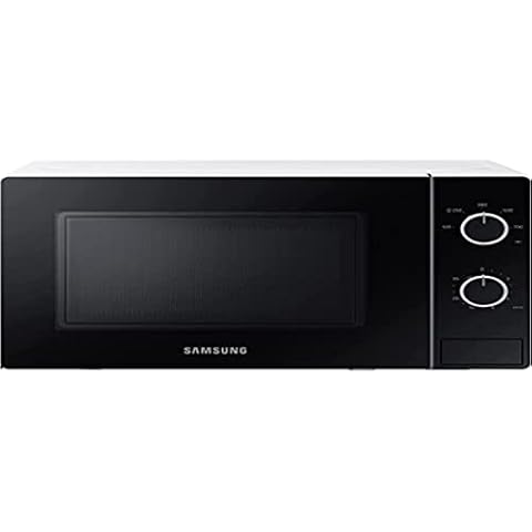 Samsung Mikrowelle 20 l Glas Design weiß Cover