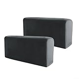 Photo Gallery besttoolifes 2 copribraccioli antiscivolo per divani, sedie, protezioni per mobili, in tessuto di volpe argentata, elasticizzate, per bracciolo (grigio scuro) Photo Gallery besttoolifes 2 copribraccioli antiscivolo per divani, sedie, protezioni per mobili, in tessuto di volpe argentata, elasticizzate, per bracciolo (grigio scuro)