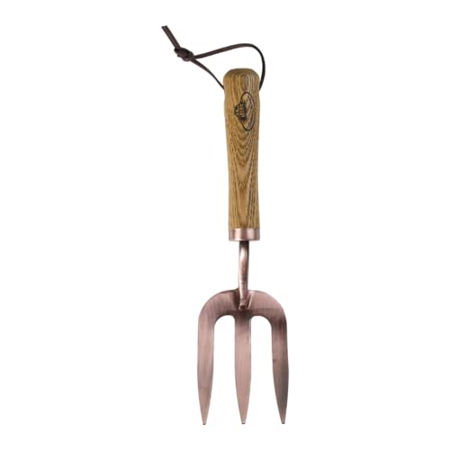 Esschert Design GT117 Horquilla de Rastrillo Cobrizada miniatura 1